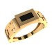 Печатка из золота со шпинелью