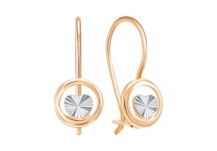 Золотые cерьги классические