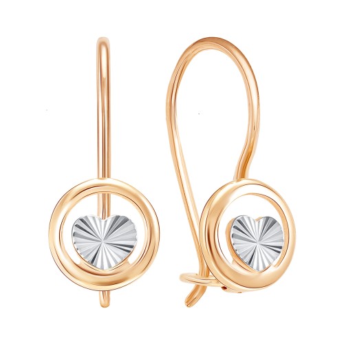 Золотые cерьги классические