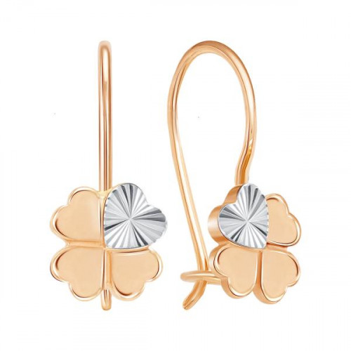 Золотые cерьги классические