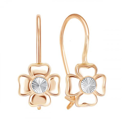 Золотые cерьги классические