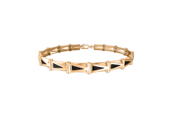 Золотой браслет с эмалью