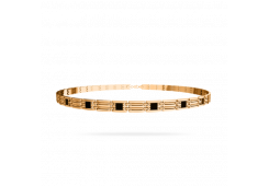 Золотой браслет с ониксом