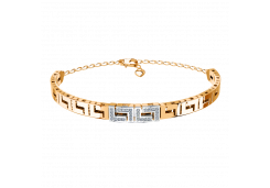 Золотой браслет с фианитом