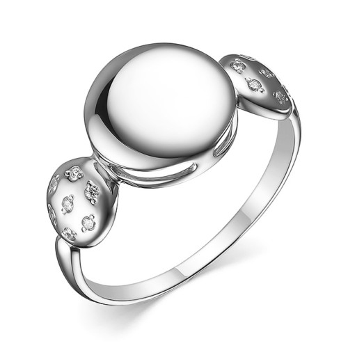 Серебряное кольцо с фианитом