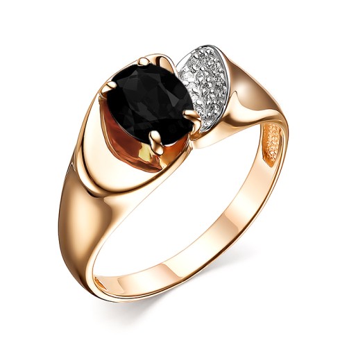 Золотое кольцо с агатом