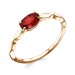 Золотое кольцо с гранатом