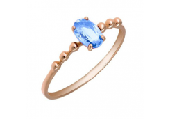 Золотое кольцо с топазом