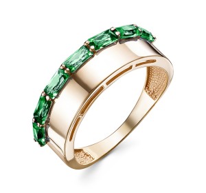 Золотое кольцо с турмалином