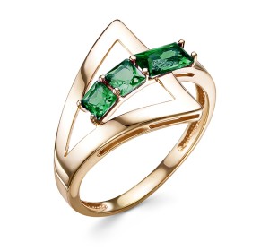 Золотое кольцо с турмалином