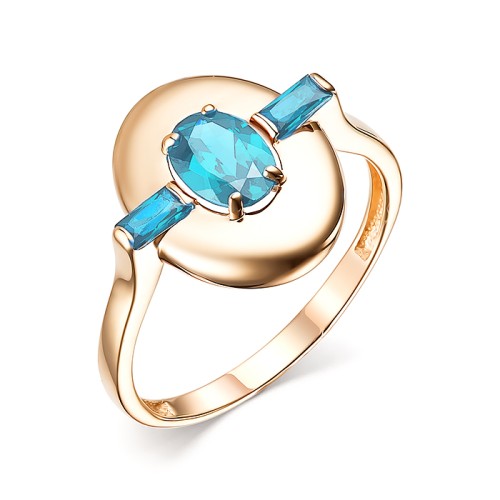 Золотое кольцо с топазом