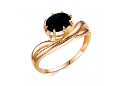 Золотое кольцо с агатом