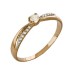 Золотое кольцо с фианитом
