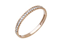 Золотое кольцо с фианитом