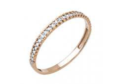 Золотое кольцо с фианитом