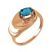 Золотое кольцо с лондон топазом
