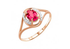 Золотое кольцо с топазом