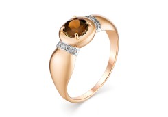 Золотое кольцо с султанитом