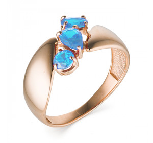 Золотое кольцо с топазом