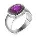 Серебряное кольцо с аметистом