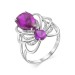 Серебряное кольцо с аметистом