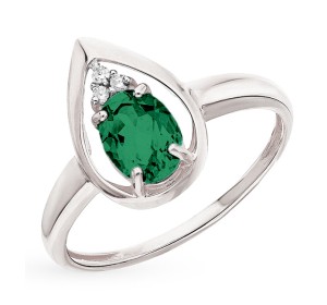 Серебряное кольцо с турмалином