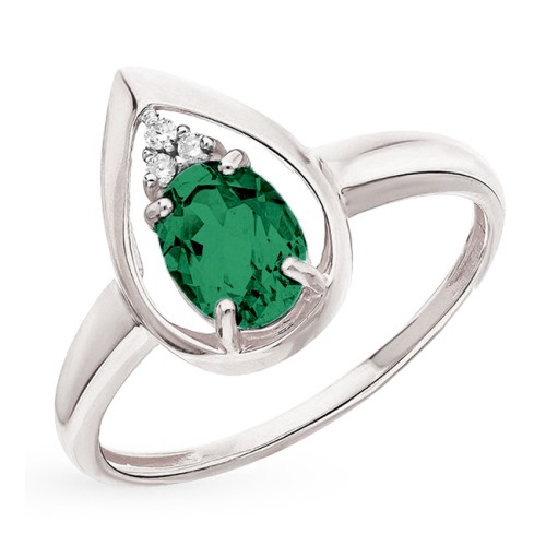 Серебряное кольцо с турмалином