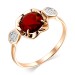 Золотое кольцо с гранатом