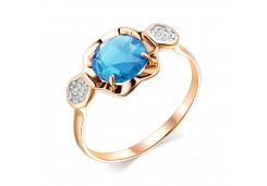 Золотое кольцо с топазом