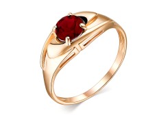 Золотое кольцо с гранатом