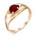 Золотое кольцо с гранатом