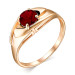 Золотое кольцо с гранатом