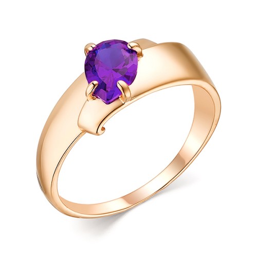 Золотое кольцо с танзанитом