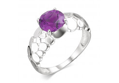 Серебряное кольцо с корундом