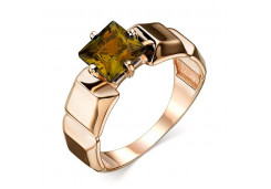 Золотое кольцо с султанитом