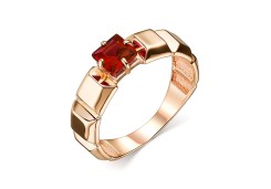Золотое кольцо с гранатом