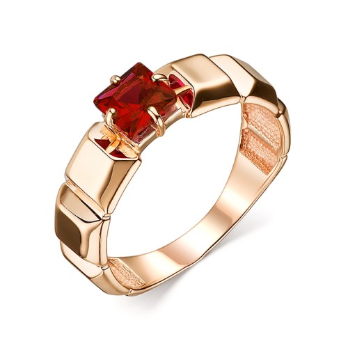 Золотое кольцо с гранатом