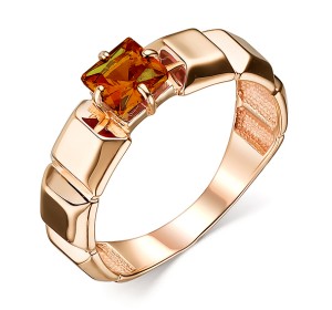 Золотое кольцо с султанитом