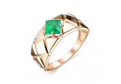 Золотое кольцо с хризопразом