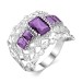 Серебряное кольцо с аметистом