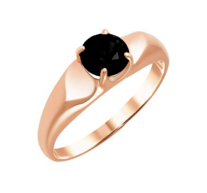 Золотое кольцо с агатом