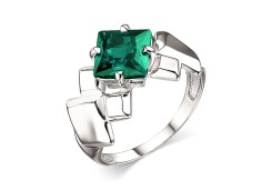 Серебряное кольцо с турмалином