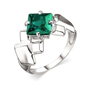 Серебряное кольцо с турмалином