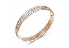 Золотое кольцо с фианитом
