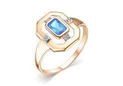 Золотое кольцо с топазом
