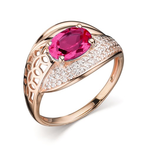 Золотое кольцо с топазом