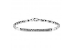 Браслет из белого золота 585 пробы с бриллиантом