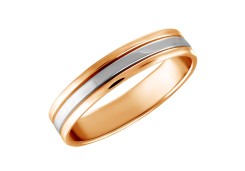 Золотое обручальное кольцо 