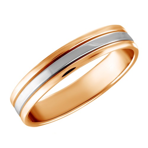 Золотое обручальное кольцо 