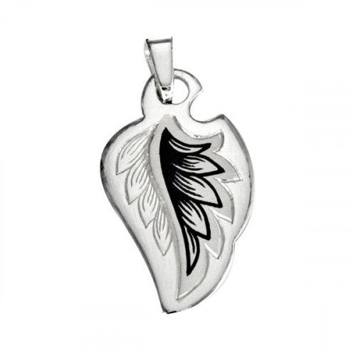 Серебряная подвеска с чернением